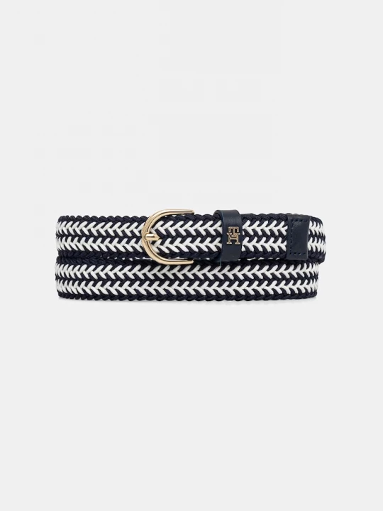 Obrázek produktu Tommy Hilfiger pletený pásek dámský námořnická modř
