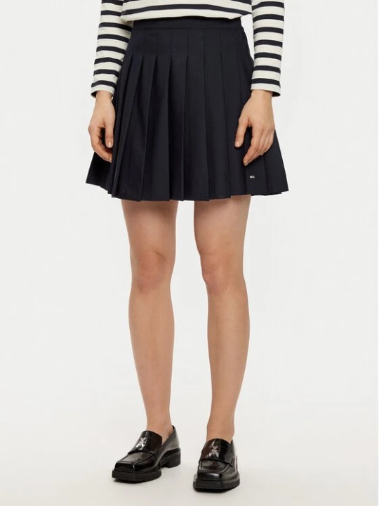 Obrázek produktu Tommy Hilfiger Plisovaná sukně WW0WW43626 Tmavomodrá Regular Fit