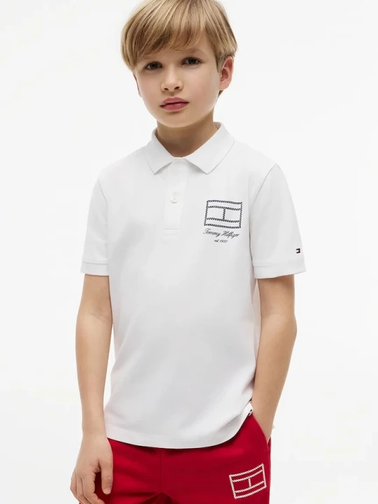Obrázek produktu Tommy Hilfiger polo dětské s bavlnou