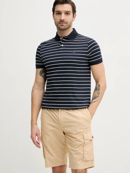 Obrázek produktu Tommy Hilfiger Polo pánské bavlněné námořnická modř