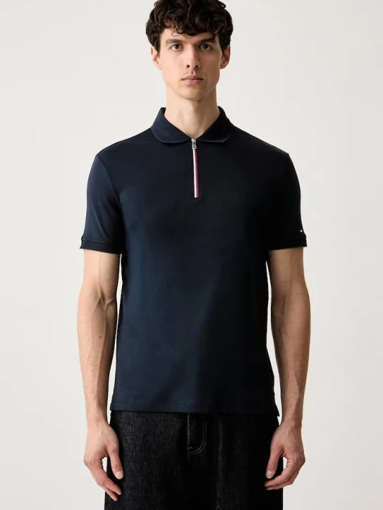 Obrázek produktu Tommy Hilfiger polo pánské bavlněné námořnická modř