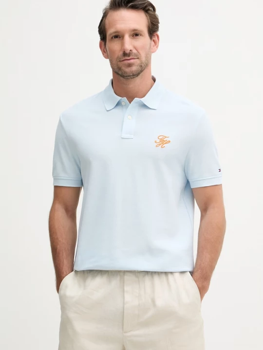 Obrázek produktu Tommy Hilfiger polo pánské bavlněné SUMMER modrá