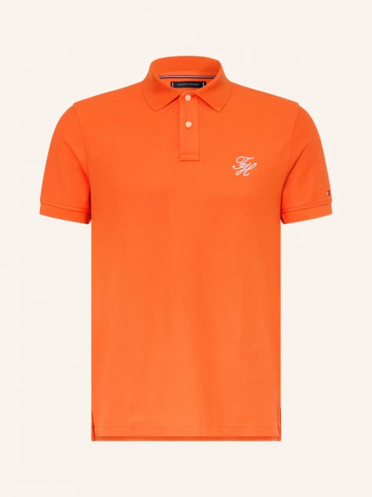 Obrázek produktu Tommy Hilfiger Polo Tričko Piqué, Střih Regular Fit oranžová
