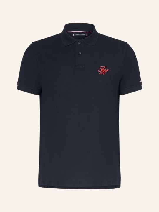 Obrázek produktu Tommy Hilfiger Polo Tričko Piqué, Střih Regular Fit tmavě modrá
