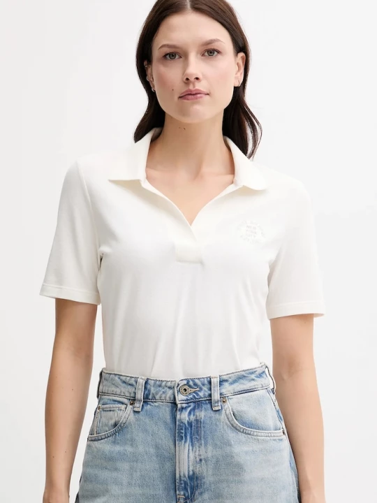 Obrázek produktu Tommy Hilfiger Polo tričko Tommy Hilfiger béžová