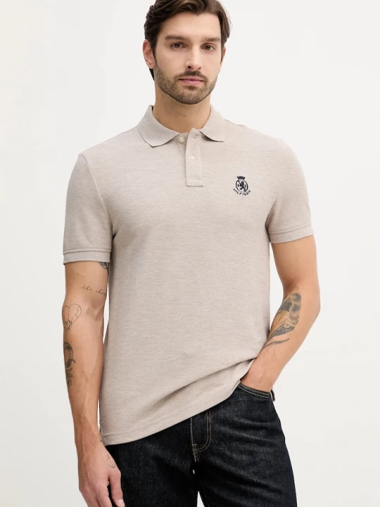 Obrázek produktu Tommy Hilfiger Polo tričko Tommy Hilfiger béžová
