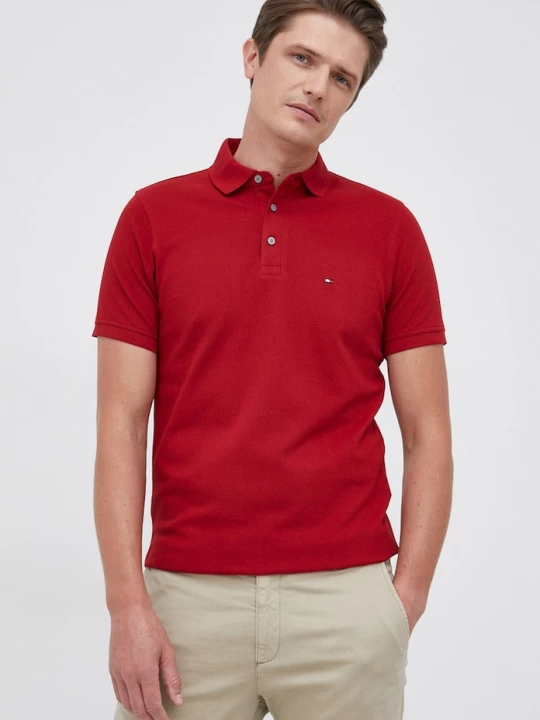 Obrázek produktu Tommy Hilfiger Polo tričko Tommy Hilfiger červená
