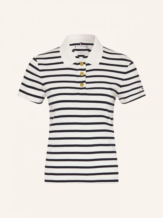 Obrázek produktu Tommy Hilfiger Polo Tričko Z Džerzeje krémová / tmavě modrá