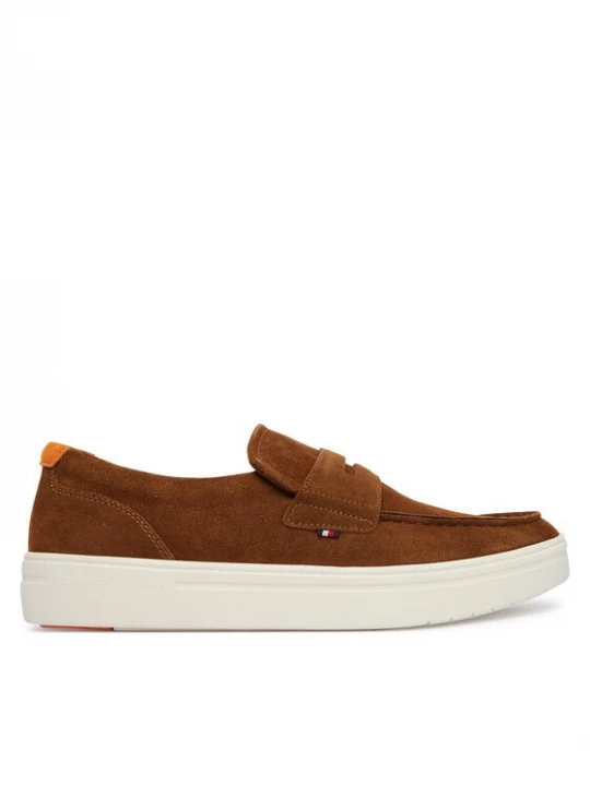 Obrázek produktu Tommy Hilfiger Polobotky Modern Light Hybrid Suede Loafer FM0FM05786 Hnědá