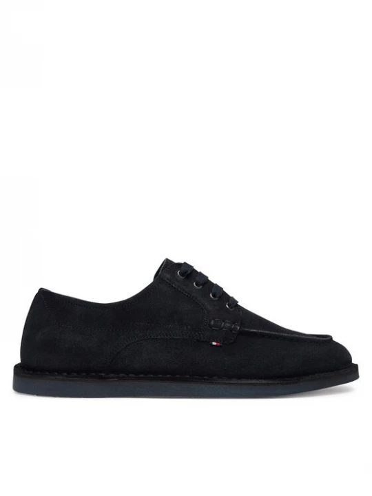 Obrázek produktu Tommy Hilfiger Polobotky Stitchdown Suede Derby FM0FM05841 Tmavomodrá