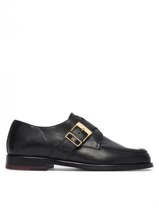 Obrázek produktu Tommy Hilfiger Polobotky Th Buckle Moc Toe Loafers FW0FW09536 Černá