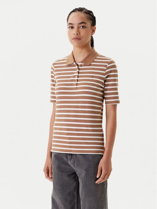 Obrázek produktu Tommy Hilfiger Polokošile 1895 WW0WW43224 Hnědá Regular Fit
