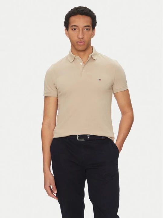 Obrázek produktu Tommy Hilfiger Polokošile 1985 MW0MW17771 Béžová Slim Fit