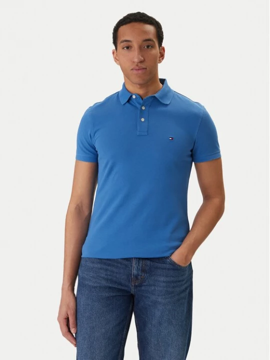 Obrázek produktu Tommy Hilfiger Polokošile 1985 MW0MW17771 Modrá Slim Fit
