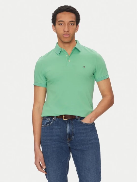 Obrázek produktu Tommy Hilfiger Polokošile 1985 MW0MW17771 Zelená Slim Fit