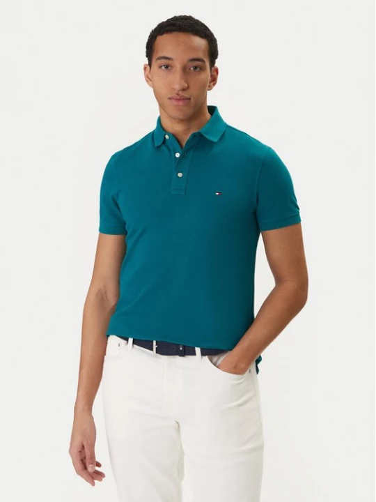 Obrázek produktu Tommy Hilfiger Polokošile 1985 MW0MW17771 Zelená Slim Fit