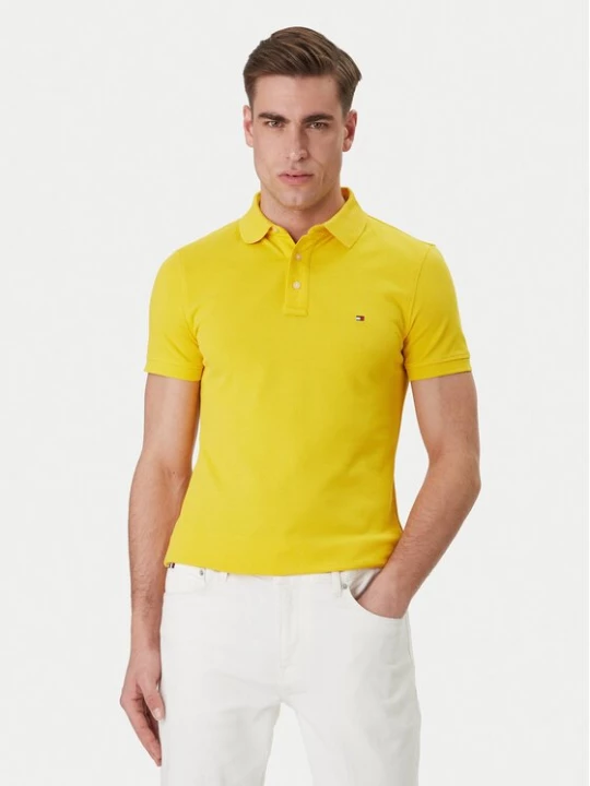 Obrázek produktu Tommy Hilfiger Polokošile 1985 MW0MW17771 Žlutá Slim Fit