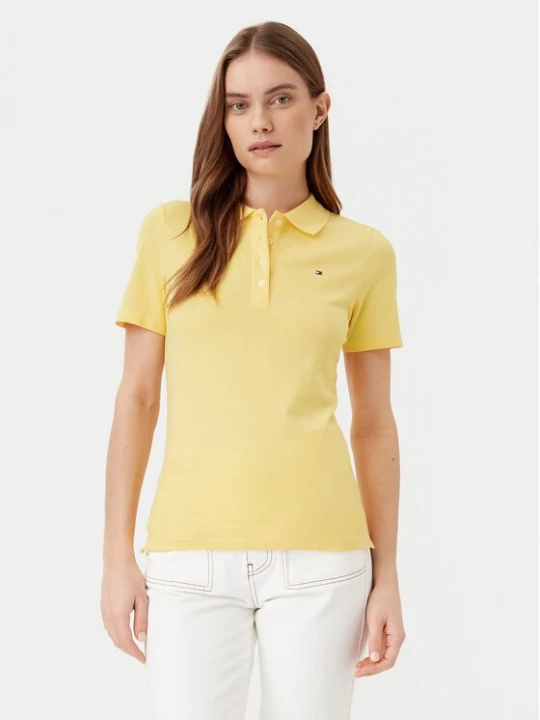 Obrázek produktu Tommy Hilfiger Polokošile 1985 WW0WW43225 Žlutá Slim Fit