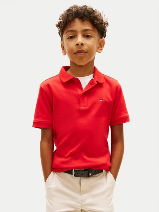 Obrázek produktu Tommy Hilfiger Polokošile Essential KB0KB10007 Červená Regular Fit