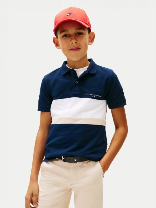 Obrázek produktu Tommy Hilfiger Polokošile KB0KB10383 Tmavomodrá Regular Fit