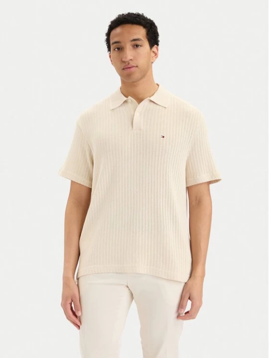 Obrázek produktu Tommy Hilfiger Polokošile MW0MW42770 Krémová Regular Fit