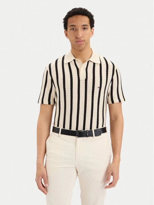 Obrázek produktu Tommy Hilfiger Polokošile MW0MW42770 Krémová Regular Fit
