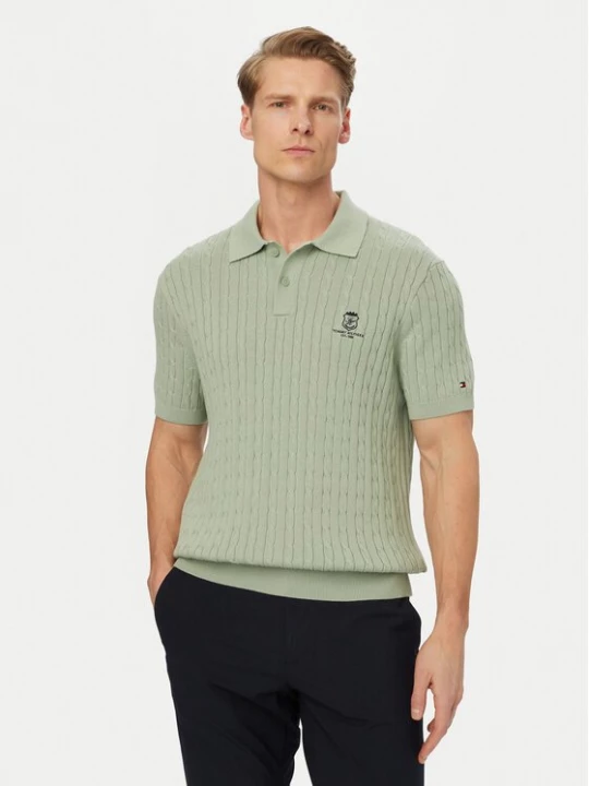 Obrázek produktu Tommy Hilfiger Polokošile MW0MW42788 Světle zelená Regular Fit