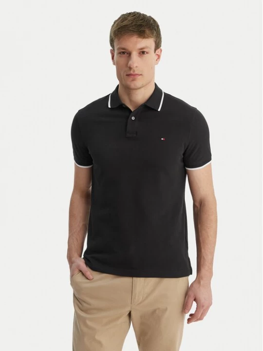 Obrázek produktu Tommy Hilfiger Polokošile Pique MW0MW42748 Černá Regular Fit