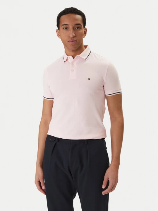 Obrázek produktu Tommy Hilfiger Polokošile Seasonal MW0MW39993 Růžová Slim Fit