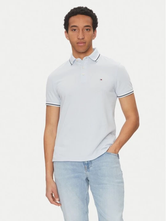 Obrázek produktu Tommy Hilfiger Polokošile Seasonal MW0MW39993 Světle modrá Slim Fit