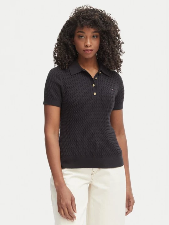 Obrázek produktu Tommy Hilfiger Polokošile WW0WW41474 Černá Regular Fit