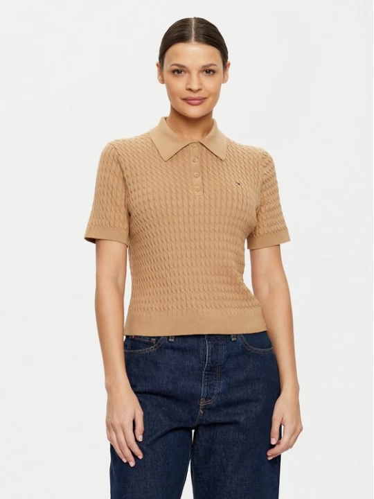 Obrázek produktu Tommy Hilfiger Polokošile WW0WW43957 Béžová Regular Fit