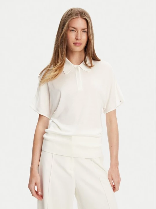 Obrázek produktu Tommy Hilfiger Polokošile WW0WW45652 Écru Regular Fit Krémová