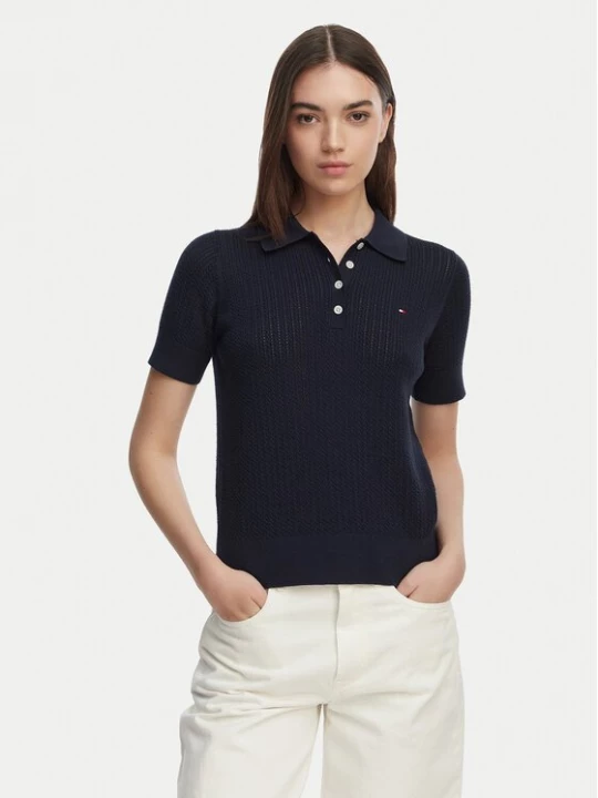 Obrázek produktu Tommy Hilfiger Polokošile WW0WW49362 Tmavomodrá Slim Fit