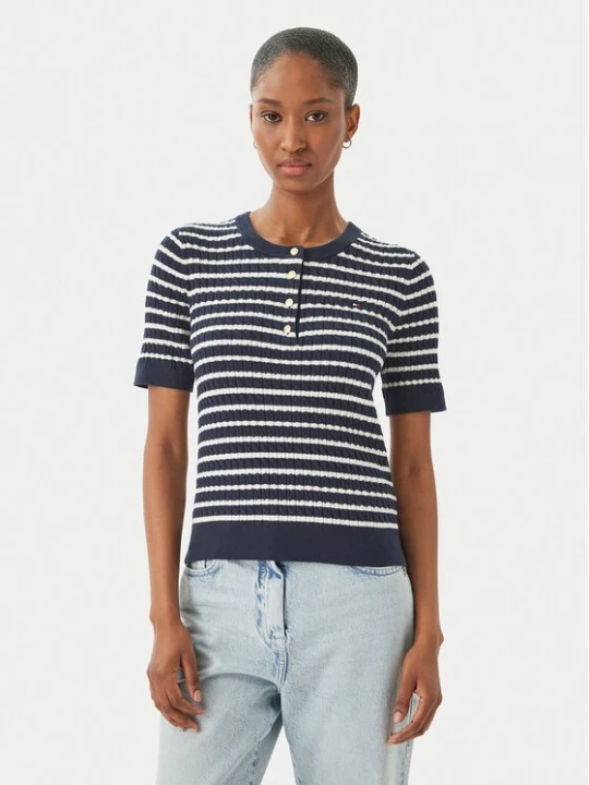 Obrázek produktu Tommy Hilfiger Polokošile WW0WW49613 Tmavomodrá Slim Fit