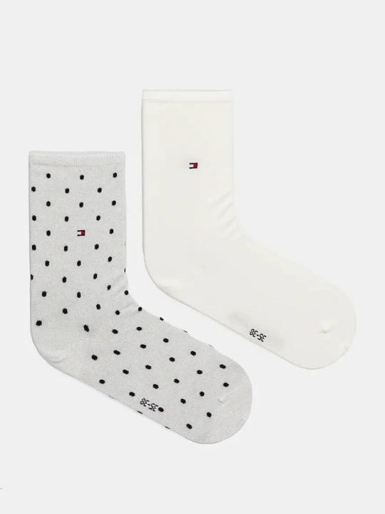 Obrázek produktu Tommy Hilfiger ponožky dámské 2-pack stříbrná