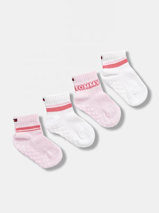 Obrázek produktu Tommy Hilfiger ponožky kojenecké 4-pack růžová