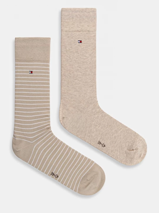 Obrázek produktu Tommy Hilfiger ponožky pánské s bavlnou 2-pack béžová