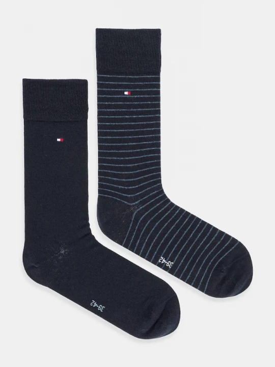 Obrázek produktu Tommy Hilfiger ponožky pánské s bavlnou 2-pack námořnická modř