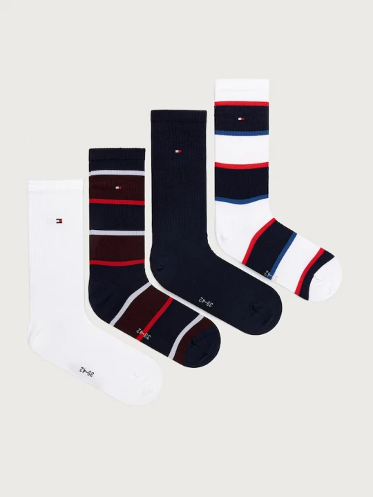 Obrázek produktu Tommy Hilfiger ponožky pánské s bavlnou 4-pack námořnická modř