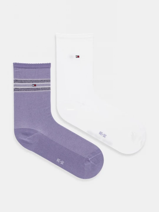 Obrázek produktu Tommy Hilfiger Ponožky Tommy Hilfiger 2-pack fialová