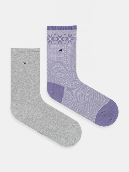 Obrázek produktu Tommy Hilfiger Ponožky Tommy Hilfiger 2-pack fialová