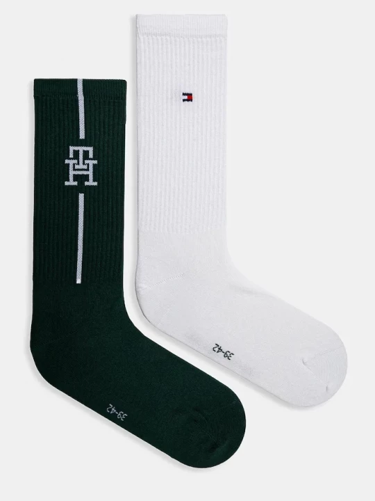 Obrázek produktu Tommy Hilfiger Ponožky Tommy Hilfiger 2-pack zelená