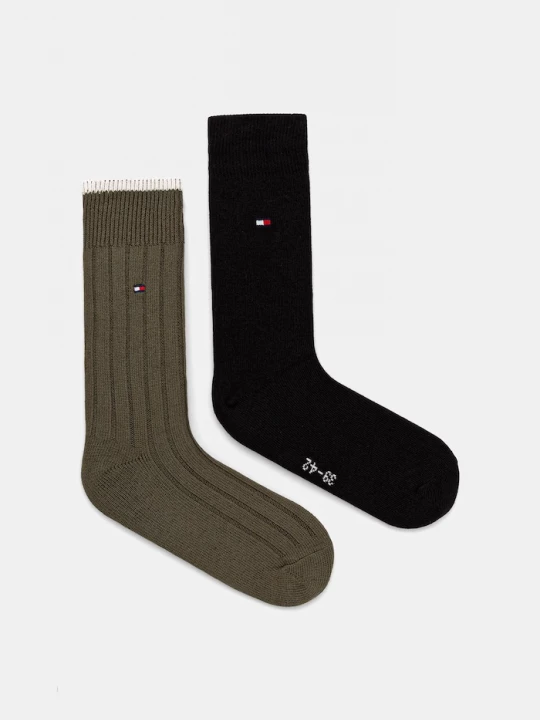 Obrázek produktu Tommy Hilfiger Ponožky Tommy Hilfiger 2-pack zelená