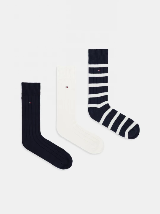 Obrázek produktu Tommy Hilfiger Ponožky Tommy Hilfiger 3-pack námořnická modř