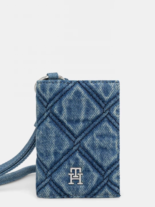 Obrázek produktu Tommy Hilfiger pouzdro na karty dámské bavlněné modrá