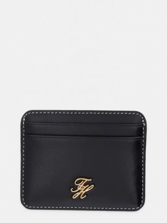 Obrázek produktu Tommy Hilfiger pouzdro na karty dámské kožené černá