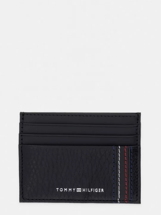 Obrázek produktu Tommy Hilfiger pouzdro na karty pánské kožené černá