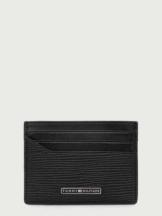 Obrázek produktu Tommy Hilfiger pouzdro na karty pánské kožené černá