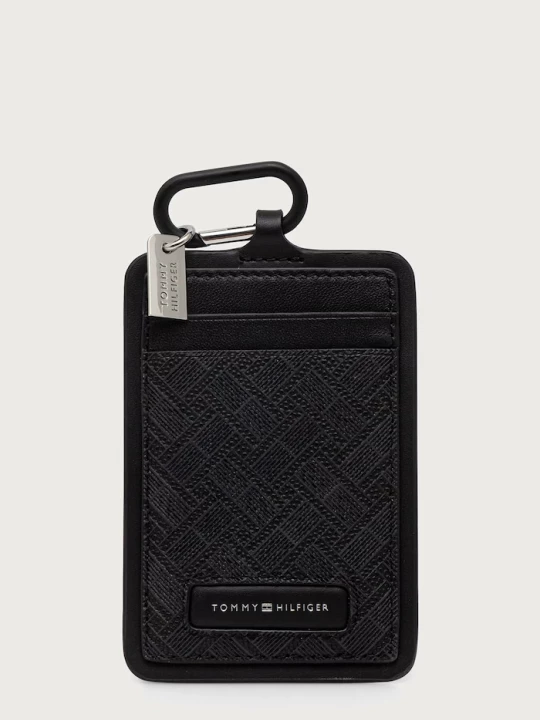 Obrázek produktu Tommy Hilfiger pouzdro na karty pánské kožené černá